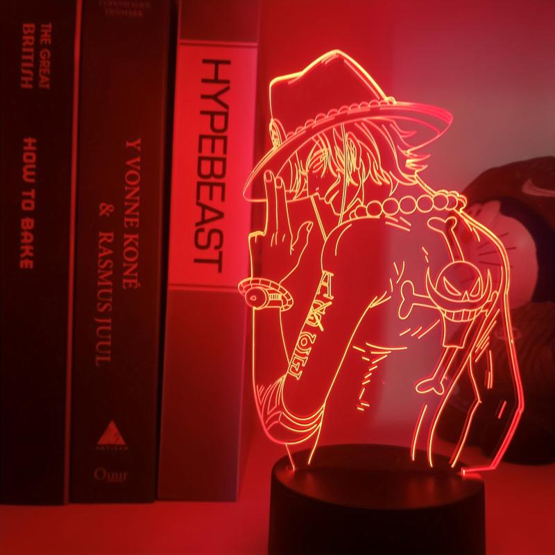 3D Acrylic LED Night Lights Anime Figure 7 16 Color Touch Table Lamp