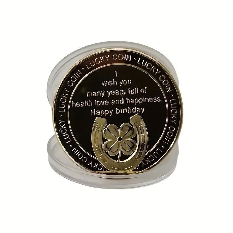 Good Luck And Happiness Birthday Coins