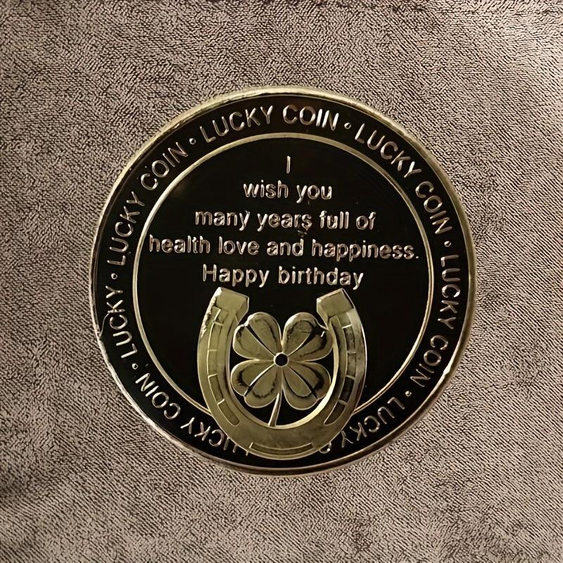 Good Luck And Happiness Birthday Coins
