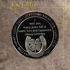Good Luck And Happiness Birthday Coins