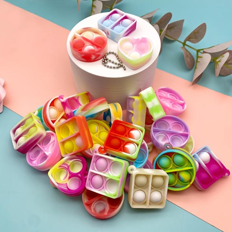 30pcs Colorful Fidget Toys for Stress Relief Kids & Adults