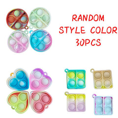 30pcs Colorful Fidget Toys for Stress Relief Kids & Adults