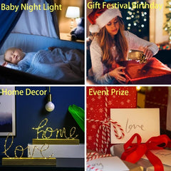 Anime Night 3D LED Lamp Night Lamp Desktop 7 16 Touch Changing Light