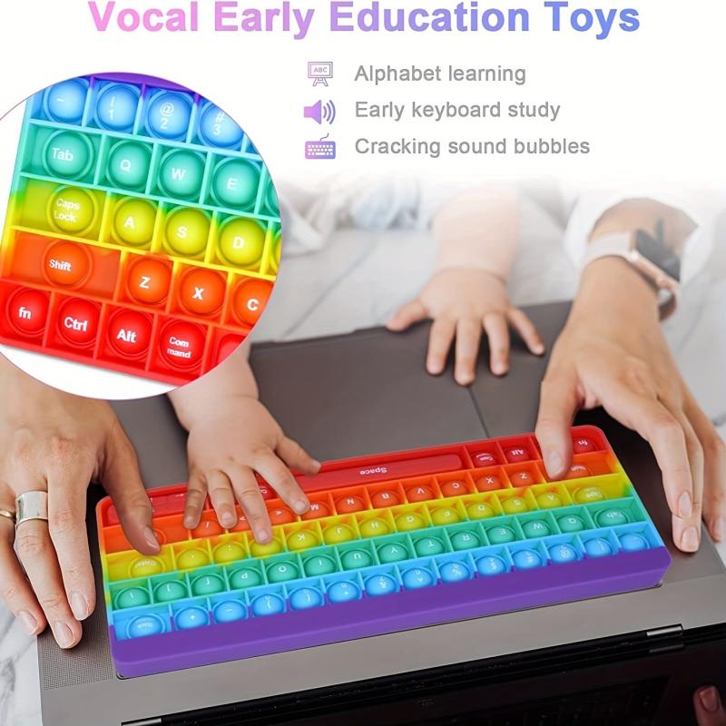 Keyboard Pop up Fidget Toys Basket Filler Gift