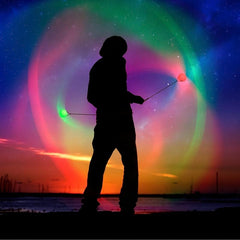 LED Poi Balls Glow Balls Soft Glow Poi Balls For Beginners And Professionals