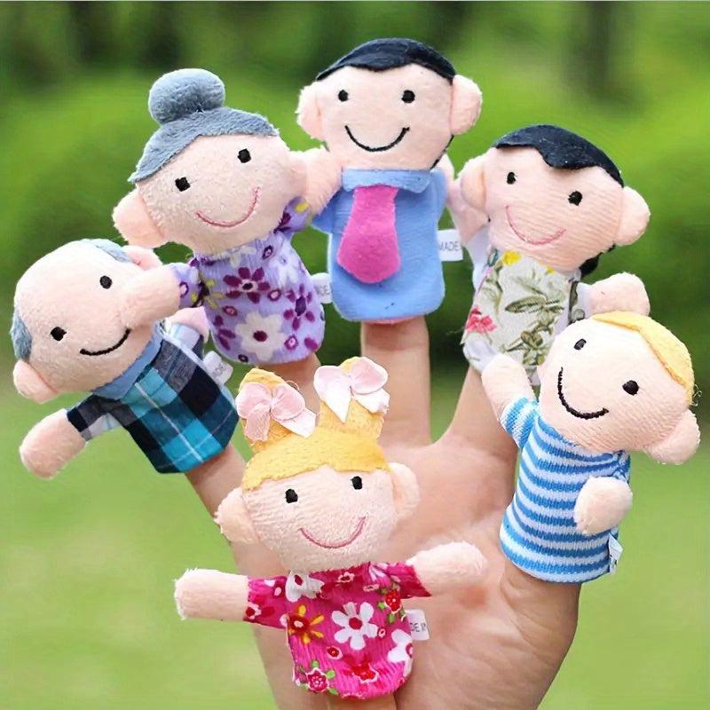 10PCS Mini Animal Finger Puppets Set Educational Story Time Toys