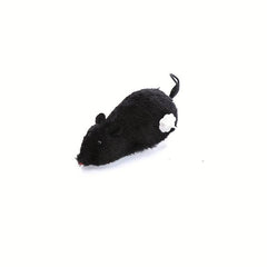 Interactive Cat Fun Clockwork Plush Indoor Mouse Cat Toy Tease Your Cat