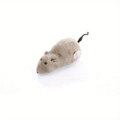 Interactive Cat Fun Clockwork Plush Indoor Mouse Cat Toy Tease Your Cat