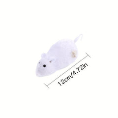 Interactive Cat Fun Clockwork Plush Indoor Mouse Cat Toy Tease Your Cat