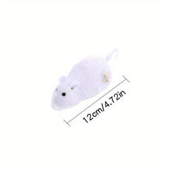 Interactive Cat Fun Clockwork Plush Indoor Mouse Cat Toy Tease Your Cat
