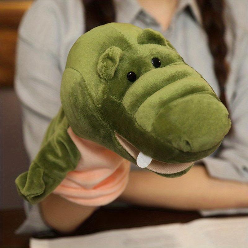 Animal Hand Puppets Plush Toys Sign Language Ventriloquist Props