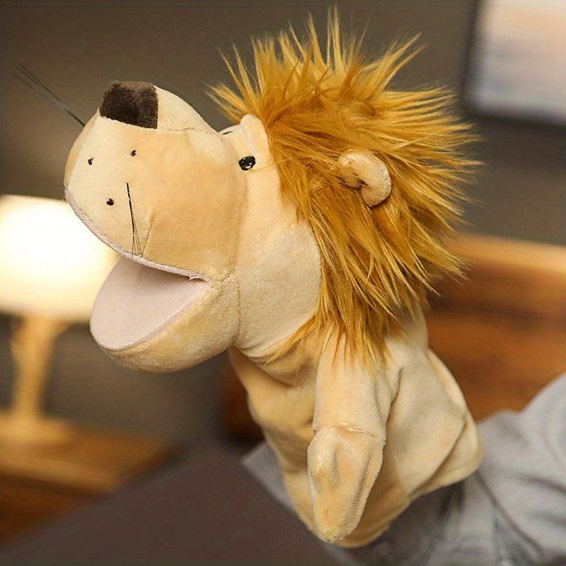 Animal Hand Puppets Plush Toys Sign Language Ventriloquist Props