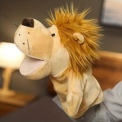 Animal Hand Puppets Plush Toys Sign Language Ventriloquist Props