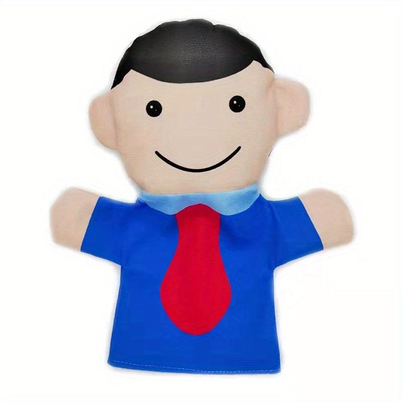 Family Parent Child Cloth Doll Plush Toy Puppet