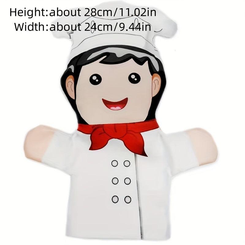 Family Parent Child Cloth Doll Plush Toy Puppet