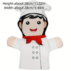 Family Parent Child Cloth Doll Plush Toy Puppet