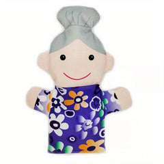 Family Parent Child Cloth Doll Plush Toy Puppet