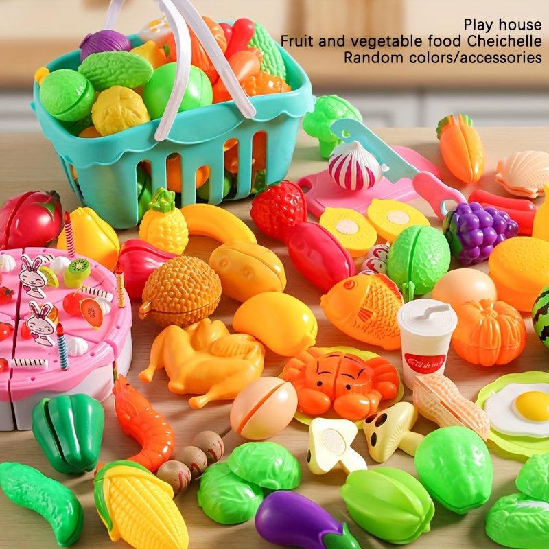 Kids Play House Veggie Pizza Girl Kitchen Set