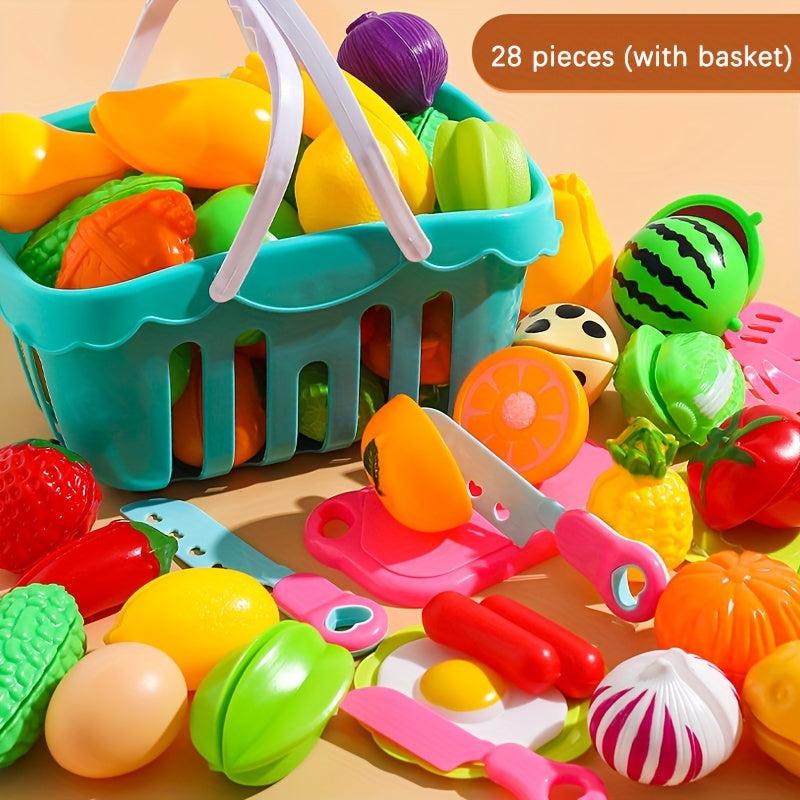 Kids Play House Veggie Pizza Girl Kitchen Set
