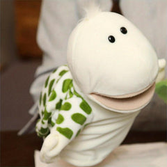 Plush Animal Toys Finger Puppets Dolls Lion Elephant Bunny Monkey Gift