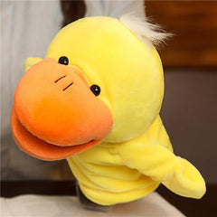 Plush Animal Toys Finger Puppets Dolls Lion Elephant Bunny Monkey Gift
