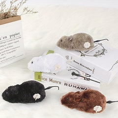 Wind Up Plush Mouse Toy For Indoor Cats