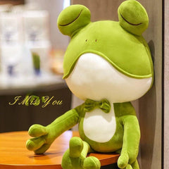 Frog Decoration Doll For Boys To Sleep With Pillow Dolls Birthday Bed Comfort