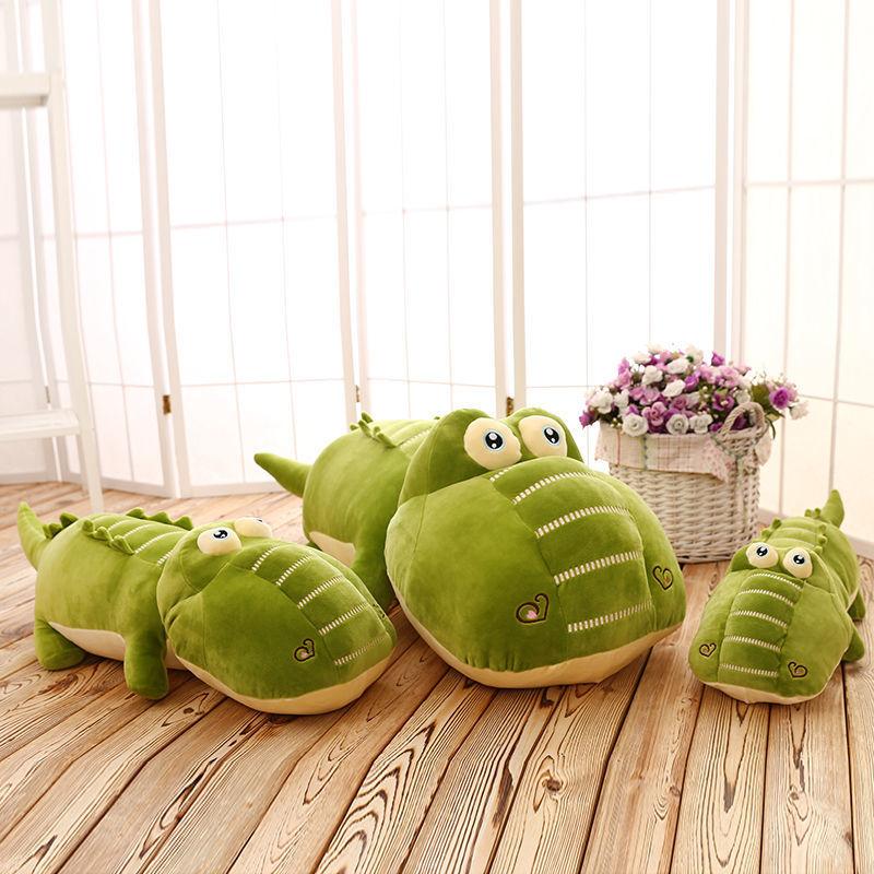 Soft Crocodile Plush Toy Wedding Throw Doll