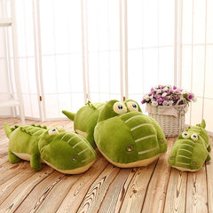 Soft Crocodile Plush Toy Wedding Throw Doll