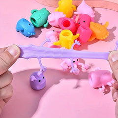 10pcs Monster Stretchy Finger Puppets Fidget Toys Kids Educational Finger Toy