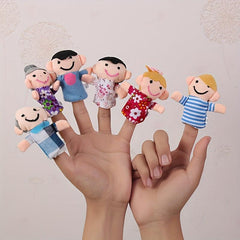 Finger Puppet Set Stuffed Animal Dolls Early Education Storytelling