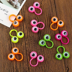 10pcs Eye Finger Puppets Googly Eyeball Ring Party Favor Toys