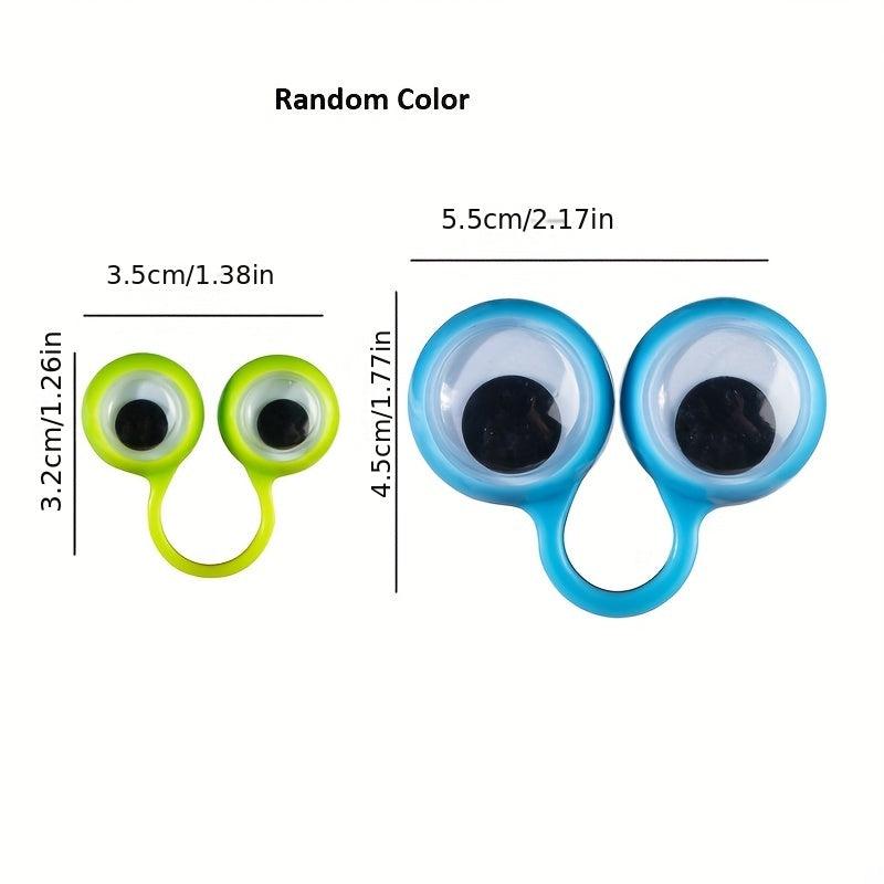 10pcs Eye Finger Puppets Googly Eyeball Ring Party Favor Toys