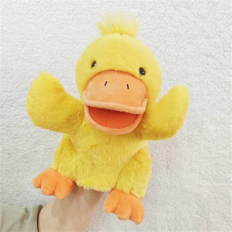 Plush Animal Puppets Christmas Dog Horse Sheep Cow Duck Pig