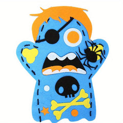 Halloween Hand Puppet Non-woven Fabric DIY Making Toy Material Package