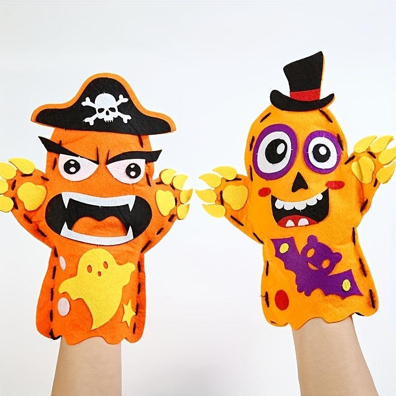 Halloween Hand Puppet Non-woven Fabric DIY Making Toy Material Package