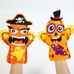 Halloween Hand Puppet Non-woven Fabric DIY Making Toy Material Package