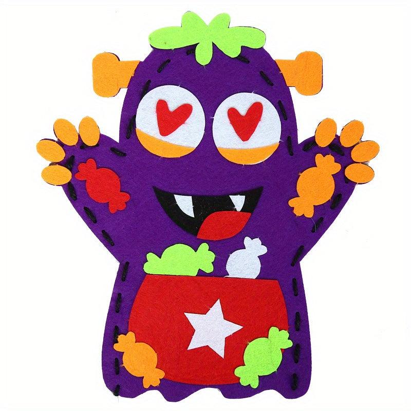 Halloween Hand Puppet Non-woven Fabric DIY Making Toy Material Package