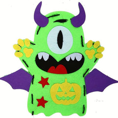 Halloween Hand Puppet Non-woven Fabric DIY Making Toy Material Package