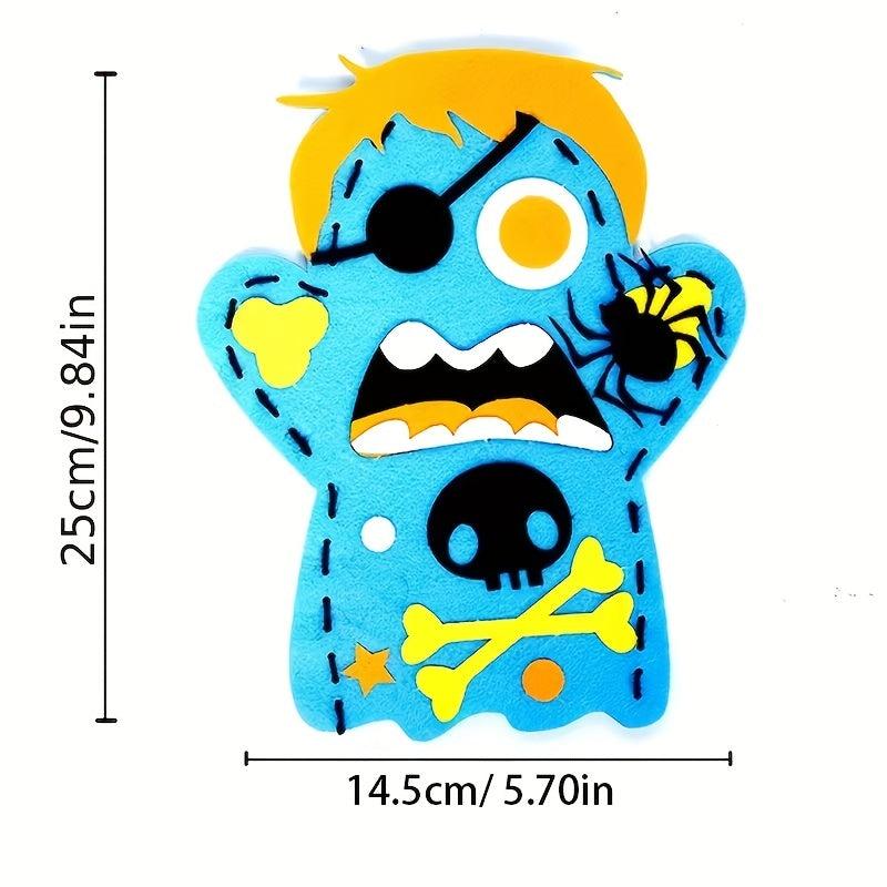 Halloween Hand Puppet Non-woven Fabric DIY Making Toy Material Package