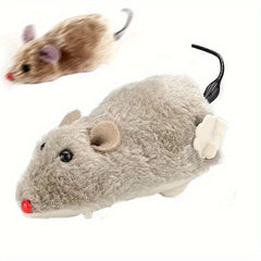 Interactive Cat Plush Mouse Jumping Toy, Set of 2, Assorted Holidays