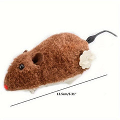 Interactive Cat Plush Mouse Jumping Toy, Set of 2, Assorted Holidays