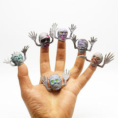 5 Finger Dolls Trick And Scare Zombie Ghost Sets Props Cake Decorations