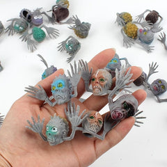 5 Finger Dolls Trick And Scare Zombie Ghost Sets Props Cake Decorations