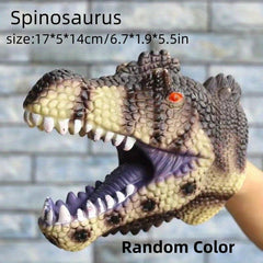 Jurassic Dinosaur T-Rex Hand Puppet Gloves Rubber Triceratops Pteros
