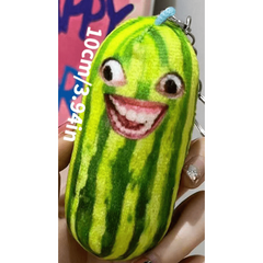 Watermelon Bar Doll Pendant Funny Toy Plush Birthday Gift