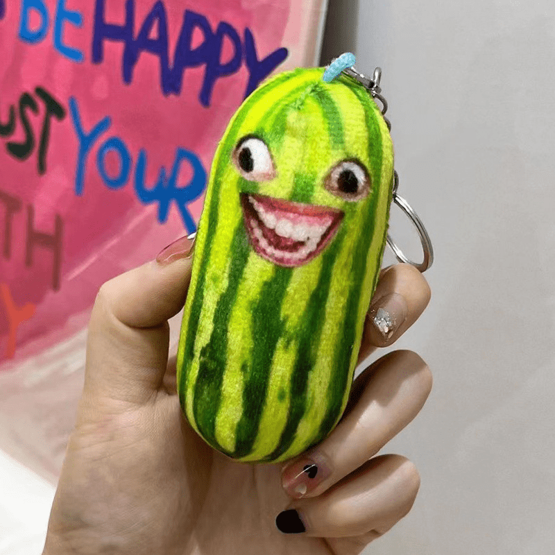 Watermelon Bar Doll Pendant Funny Toy Plush Birthday Gift