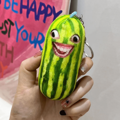 Watermelon Bar Doll Pendant Funny Toy Plush Birthday Gift
