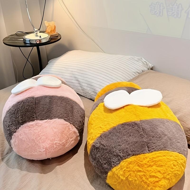 Soothing Little Bee Throw Pillow Home Sofa Throw Pillow
