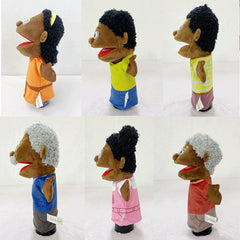 African Half Figure Hand Puppet Toy